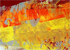 Obraz na szkle abstrakcji - malarstwo (70x50 cm)