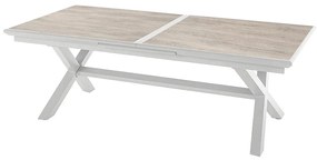 Komplet aluminiowy BERGAMO I. 1+10 (biały)