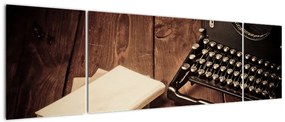 Obraz maszyny do pisania (170x50 cm)