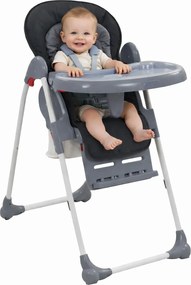 Szare regulowane krzesełko do karmienia D1-L49