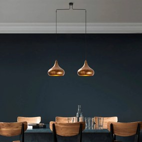 Lampa wisząca Muba - 11551, miedziana