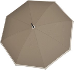 Doppler Fiber Flex Automatic Long Chevron Sand - damski długi parasol automatyczny