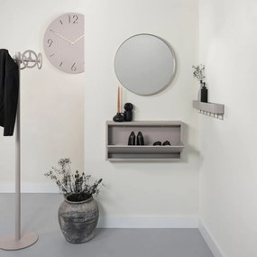 Szarobeżowy metalowy regał na buty Billy – Spinder Design