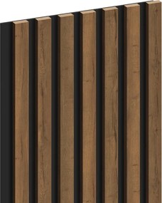 Mexen Lam-B lamele ścienne 275 x 31,5 cm, płyta HDF 4 mm, Dąb Mocca - S100-275317-2812-074