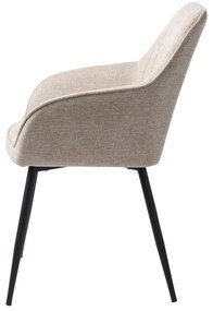 Beżowe krzesło Nolan – Unique Furniture