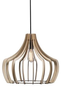 Designerska lampa wisząca drewniana - Twan Nowoczesny Oswietlenie wewnetrzne