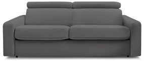 Ciemnoszara rozkładana sofa 215 cm Monaco – Bobochic Paris