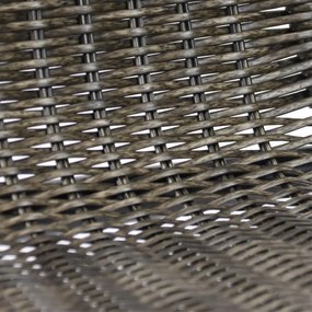 Krzesło ogrodowe bistro, sztaplowane, ciemnoszare