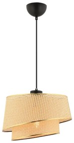 Lampa wisząca na przewodzie BARETTE 1xE27/60W/230V brązowo-złota