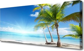 Zdjęcie na płótnie Tropikalny Raj pod Palmą