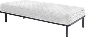 Zestaw rama listewkowa + materac piankowy z warstwą wierzchnią z pamięcią kształtu PELOPS marki YSMÉE - 15 cm grubości - 90 x 200 cm