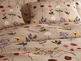 PrzytulneMieszkanie.pl PrzytulneMieszkanie.pl Pościel z mikropluszu HERBAR beżowa Rozmiar pościeli: 2 szt 70 x 90 cm | 200 x 220 cm