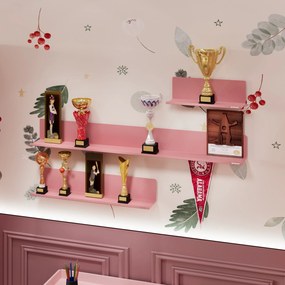 Półka wisząca JOANNE 700 mm, Fresh Style: pudrowy róż