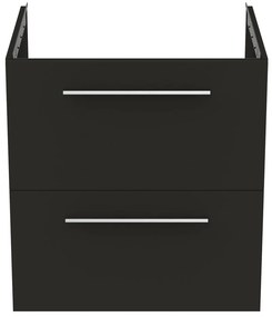 Antracytowa wisząca szafka pod umywalkę 60x63 cm i.Life B – Ideal Standard