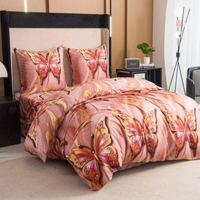 PrzytulneMieszkanie.pl PrzytulneMieszkanie.pl Pościel z mikrofibry MONARELLE różowa Rozmiar pościeli: 70 x 80 cm | 140 x 200 cm