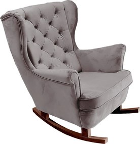 Fotel Relax z Tapicerowanym Siedzeniem i Podłokietnikami, Fotel TV 102x81x95cm Szary_29841