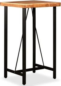 Brązowy industrialny stolik barowy S3-F28