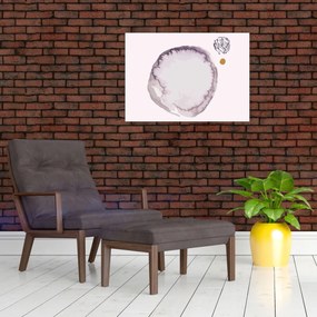 Obraz na szkle - Fioletowy minimalizm N⁰4 (70x50 cm)