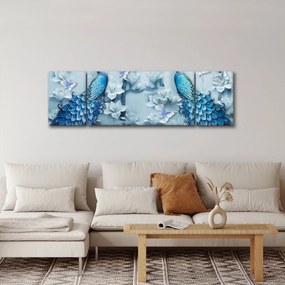 Obraz pawi (170x50 cm)