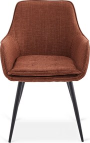 Krzesło Tapicerowane do Jadalni EDRICK Rude Nowoczesne Loft