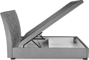 Łóżko Continental 1 160 z zagłówkiem w jodełkę