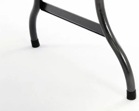 Składany stół ogrodowy 180 x 75 cm czarny