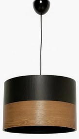 Lampa wisząca TM122 czarna, brązowa