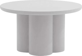 Stolik kawowy okrągły Cylindus 80 cm - jasny szary