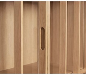 Witryna z drewna dębowego 80x170 cm Shoji – Hübsch