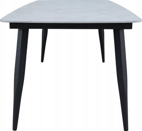 Stół ogrodowy aluminiowy 180x90 cm ze spiekiem kamiennym - solidny i trwały