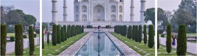 Obraz - Taj Mahal o wschodzie słońca (170x50 cm)