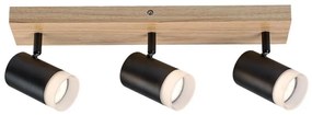 Rabalux 73123 - Lampa sufitowa TORAS 3xGU10/5W/230V dąb