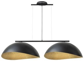 Lampa wisząca SOLAR 2xE27/60W/230V czarna na przewodzie