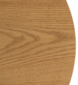 Stolik Kawowy LINCOLN 80 cm Dąb Złoty/Biały Skandynawski