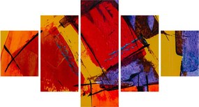 Obraz abstrakcji (125x70 cm)