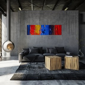 Obraz malarskich kolorów (170x50 cm)