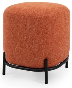 Koralowy puf Tenzo Harry, ø 42 cm