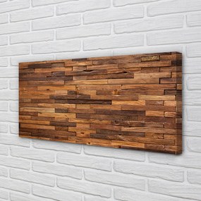 Zdjęcie na płótnie Kompozycja Drewnianych Paneli