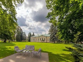 Zestaw nowoczesnych mebli wypoczynkowych do ogrodu R1-G46