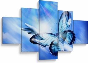 Obraz - Motyl, symbol nadziei (125x70 cm)