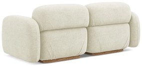 Kremowa sofa modułowa z materiału bouclé 190 cm Ailani – Makamii