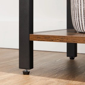 Regał TAYLOR 6 półek 186x66 cm, rustykalny brązowy