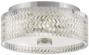 Hinkley HK-ELLE-F-S-CM - Plafon 2xE27/60W/230V śr. 30,5 cm chrom