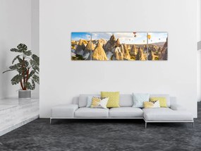 Obraz - Balony na ogrzane powietrze (170x50 cm)