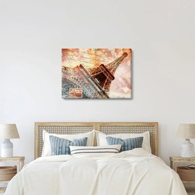 Obraz - Wieża Eiffla w stylu vintage (70x50 cm)