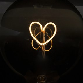 Żarówka ozdobna HEART, LED, G125