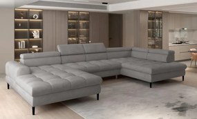 Narożnik VOSS XL układ U Prawostronny z funkcją spania i pojemnikiem WERSAL