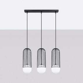Listwa oświetlająca BRINA 3L czarna SOLLUX  LIGHTING
