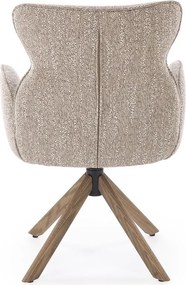 Krzesło do jadalni z obrotowym siedziskiem K585 Halmar