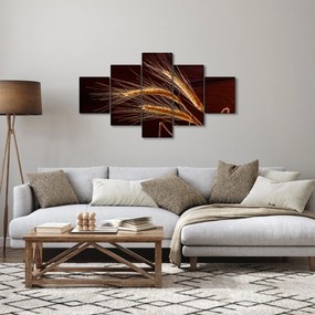 Obraz - Fragment kłosa żyta (125x70 cm)
